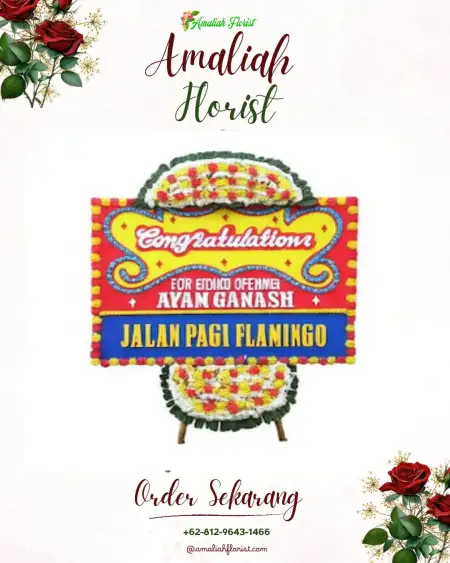Sewa Papan Bunga Kalimeang